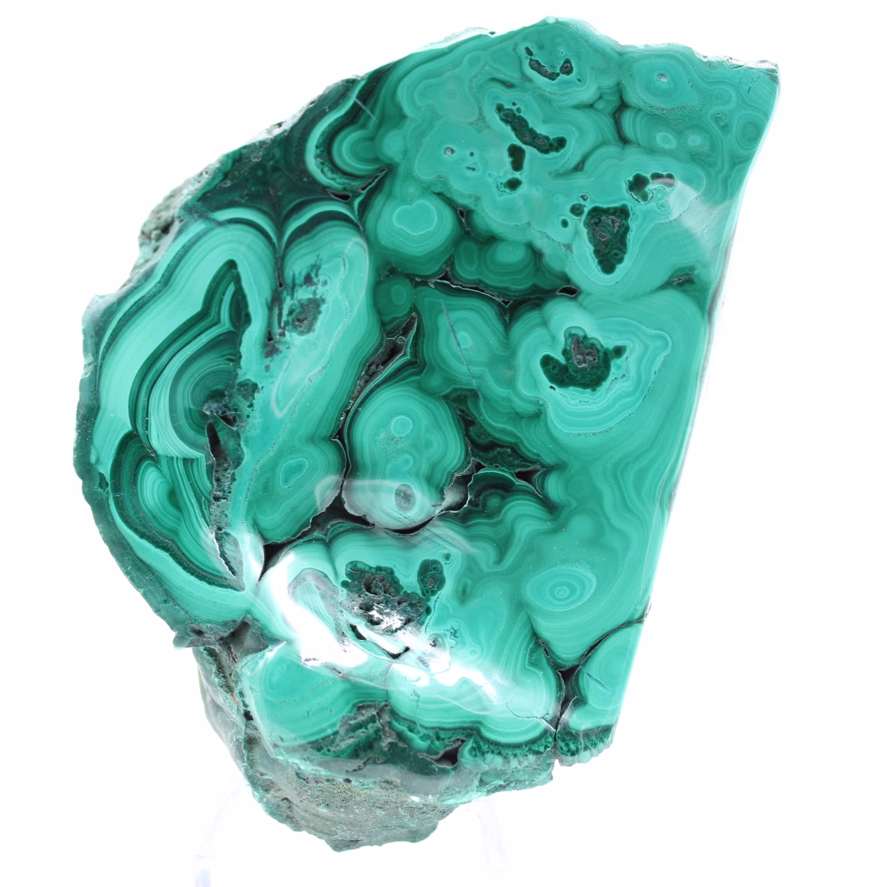 Malachite pierre semi-polie