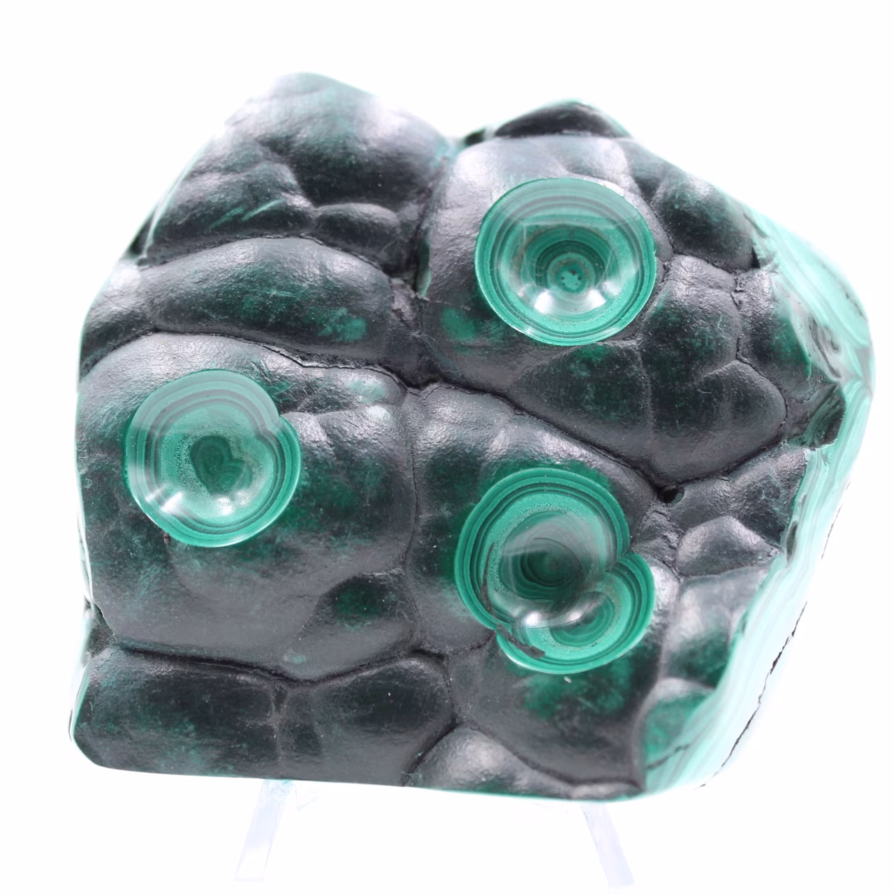 Malachite pierre semi-polie