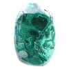 Bloc de malachite poli
