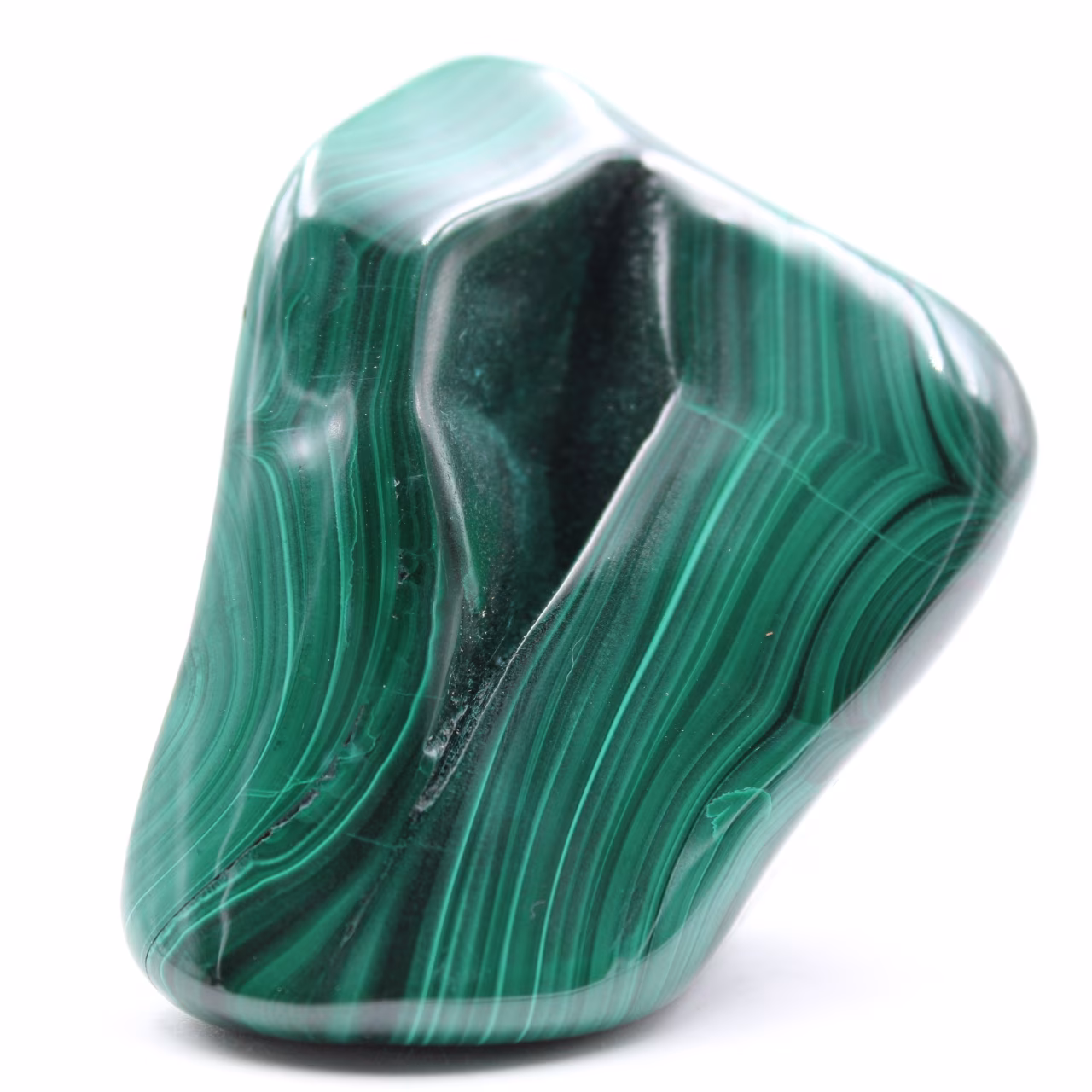 Bloc de malachite naturelle
