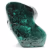 Pierre polie de malachite
