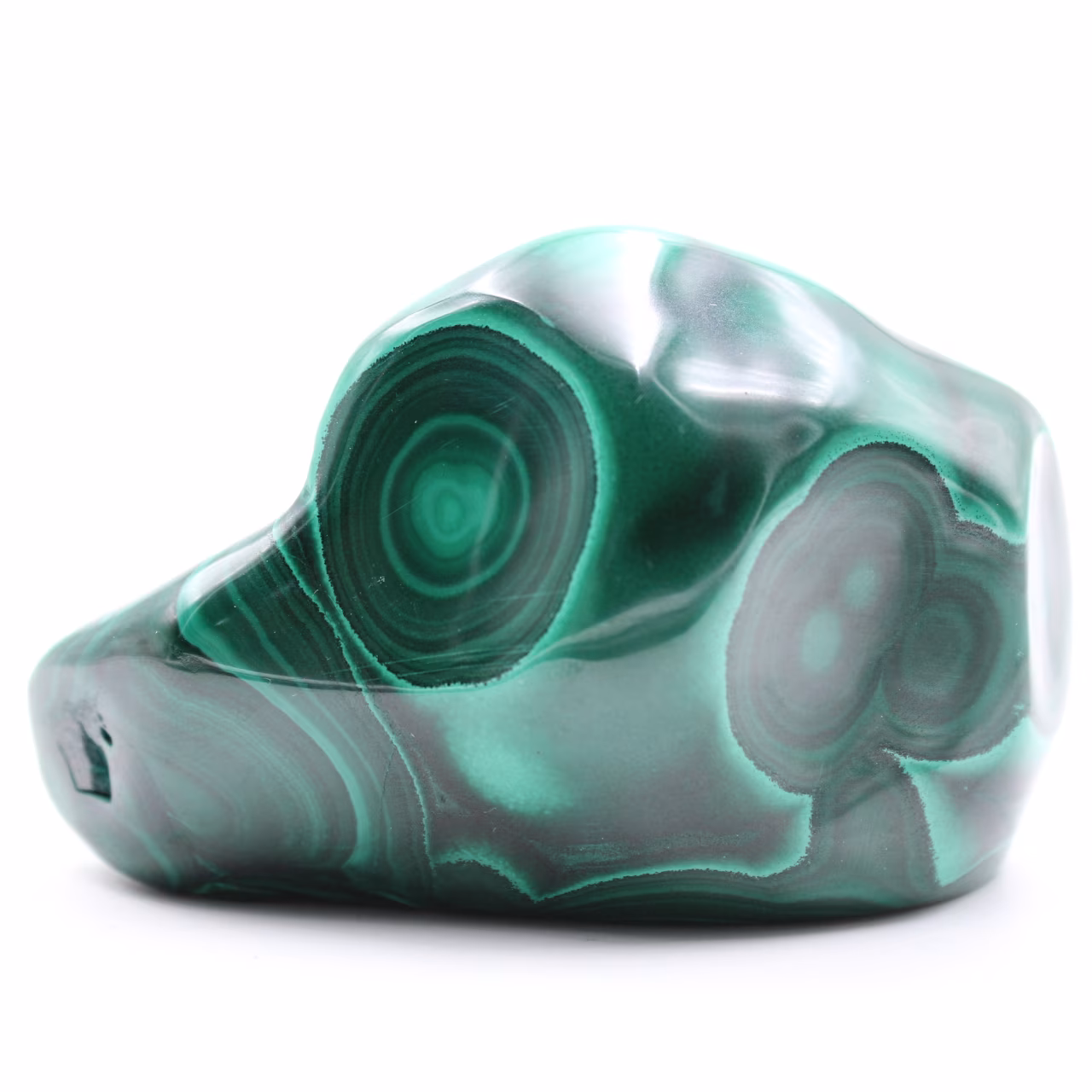 Malachite pierre polie