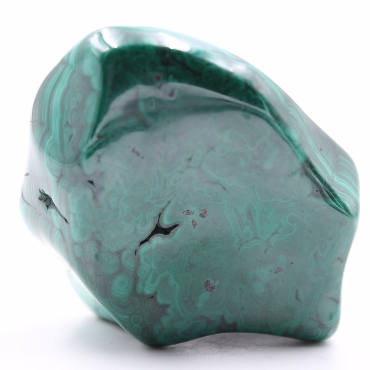 Malachite polie