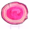 Tranche d’agate rose