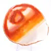 Tranche d’agate orange - 0