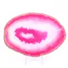 Tranche d’agate rose - 0