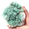 Cristaux cubiques de fluorite verte sur fluorite massive - 0