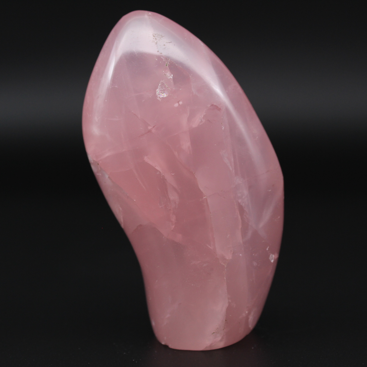 Forme libre en quartz rose