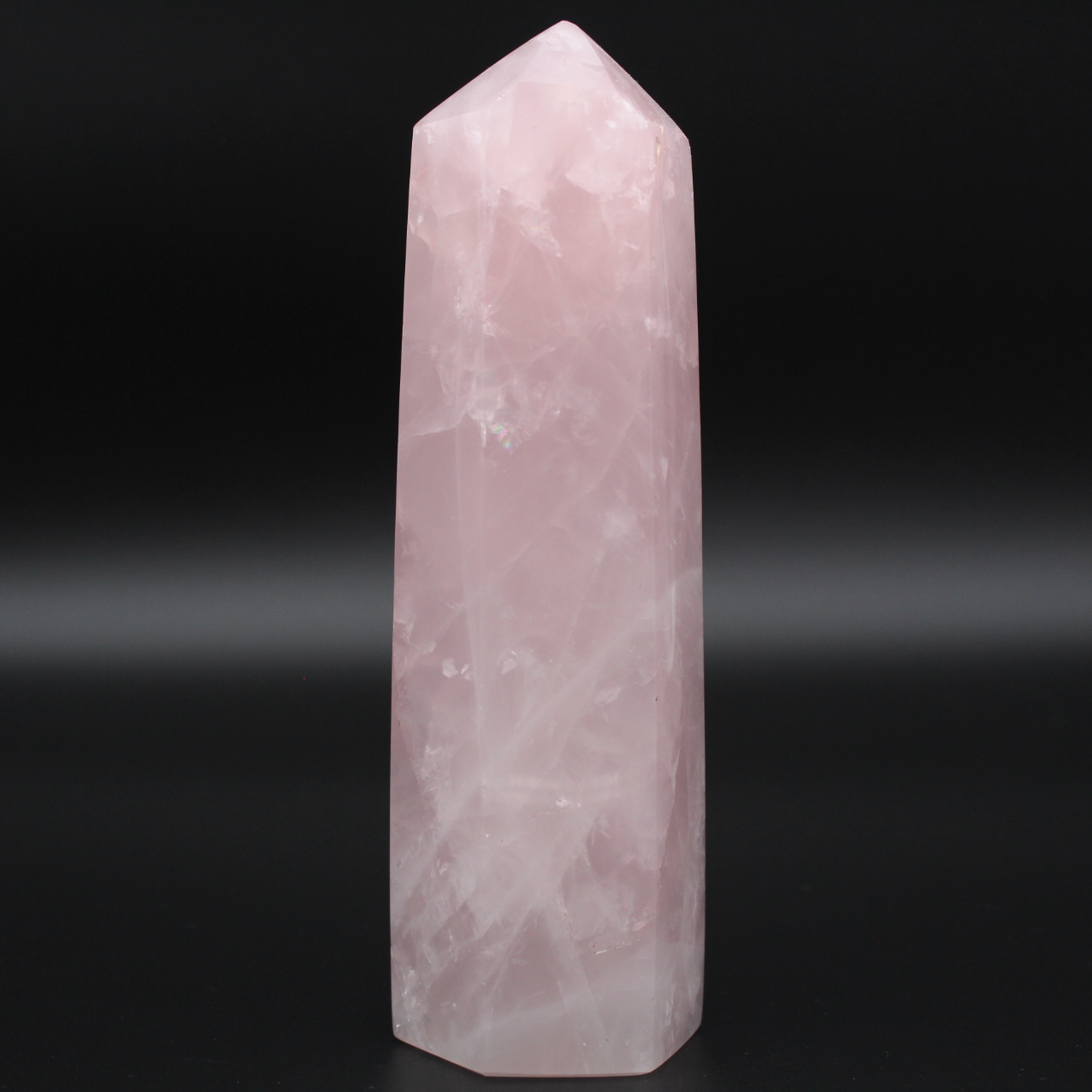 Prisme de quartz rose