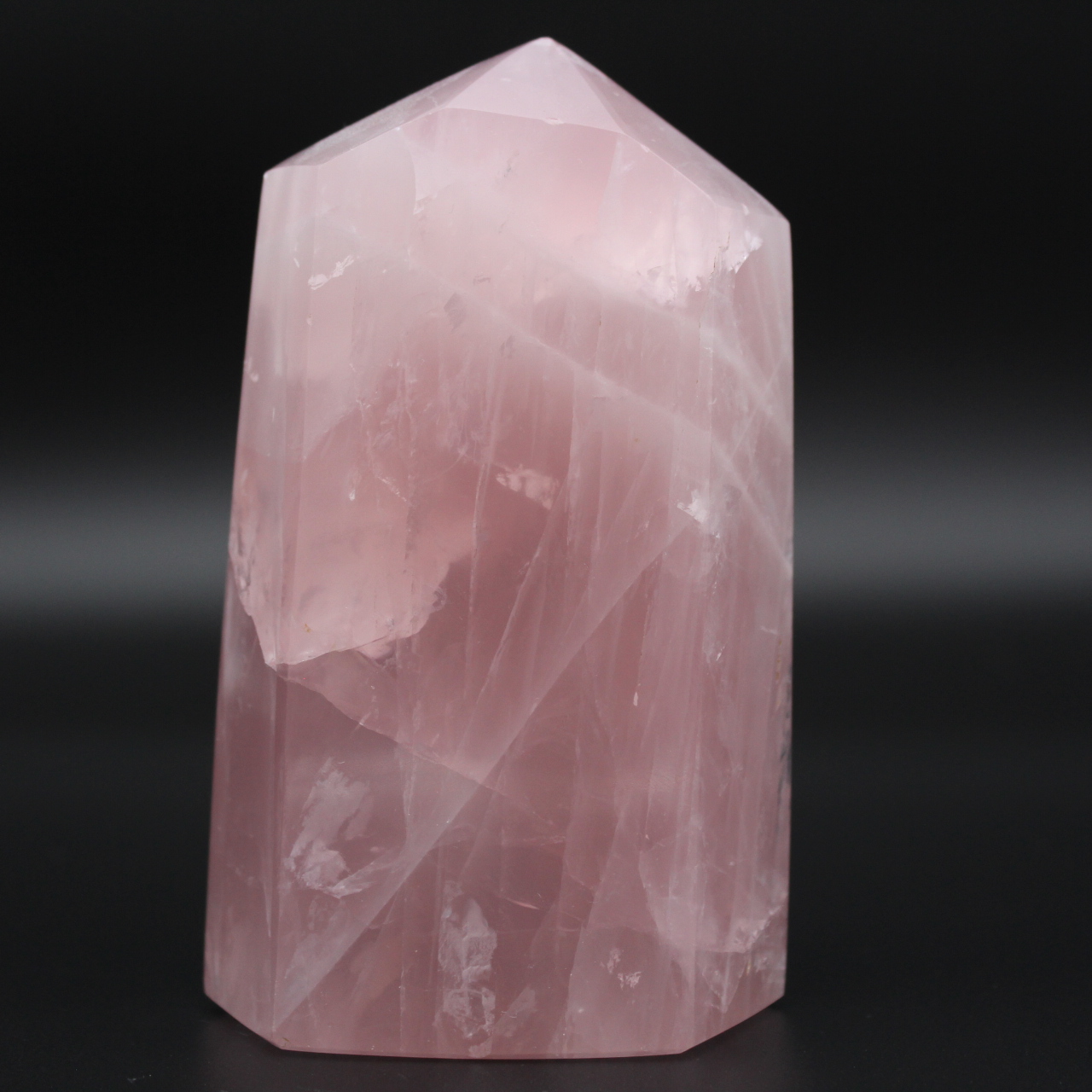 Prisme de quartz rose