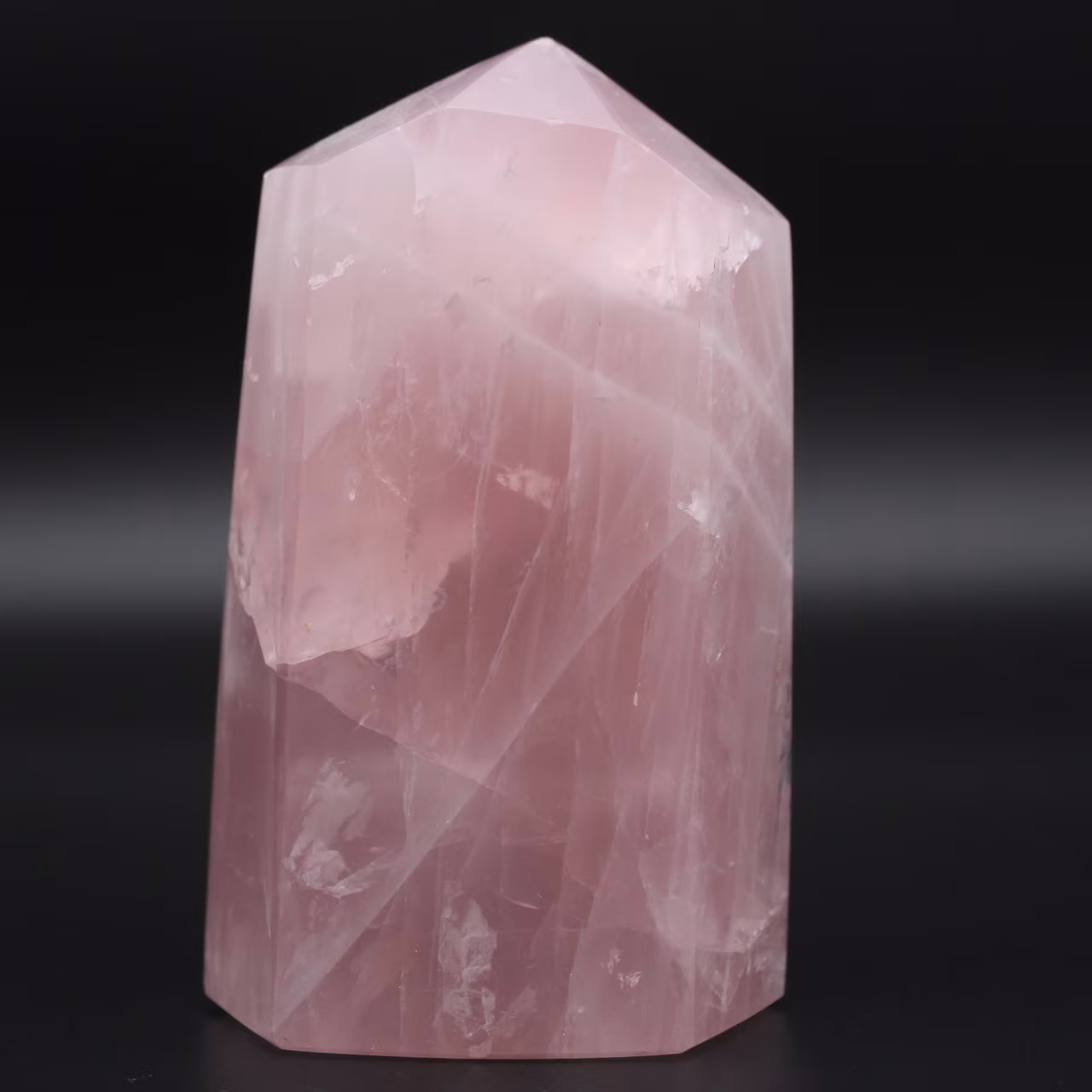 Prisme de quartz rose