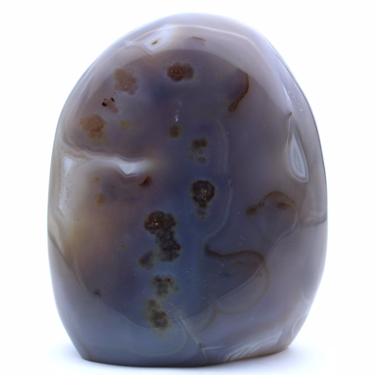 Pierre polie en agate