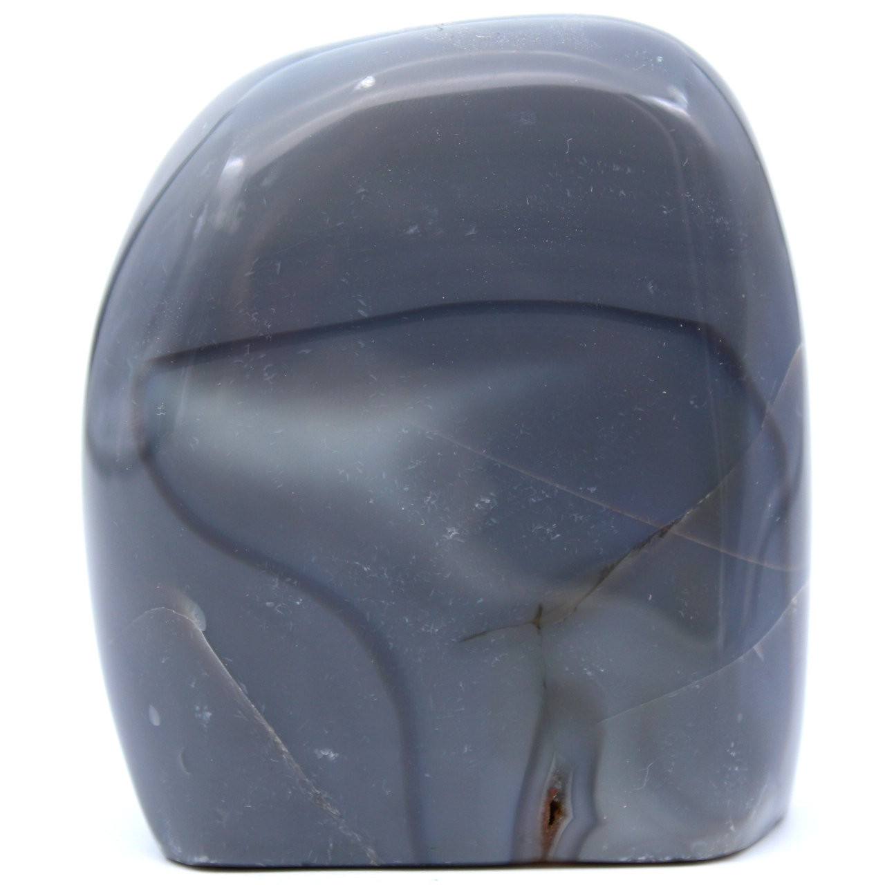 Pierre polie en agate