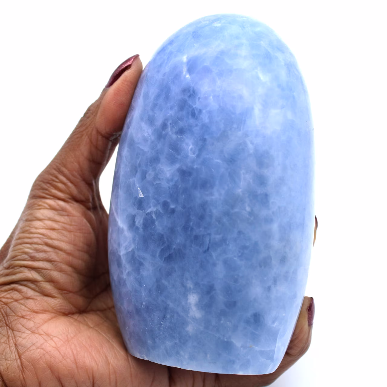 Pierre de calcite bleue