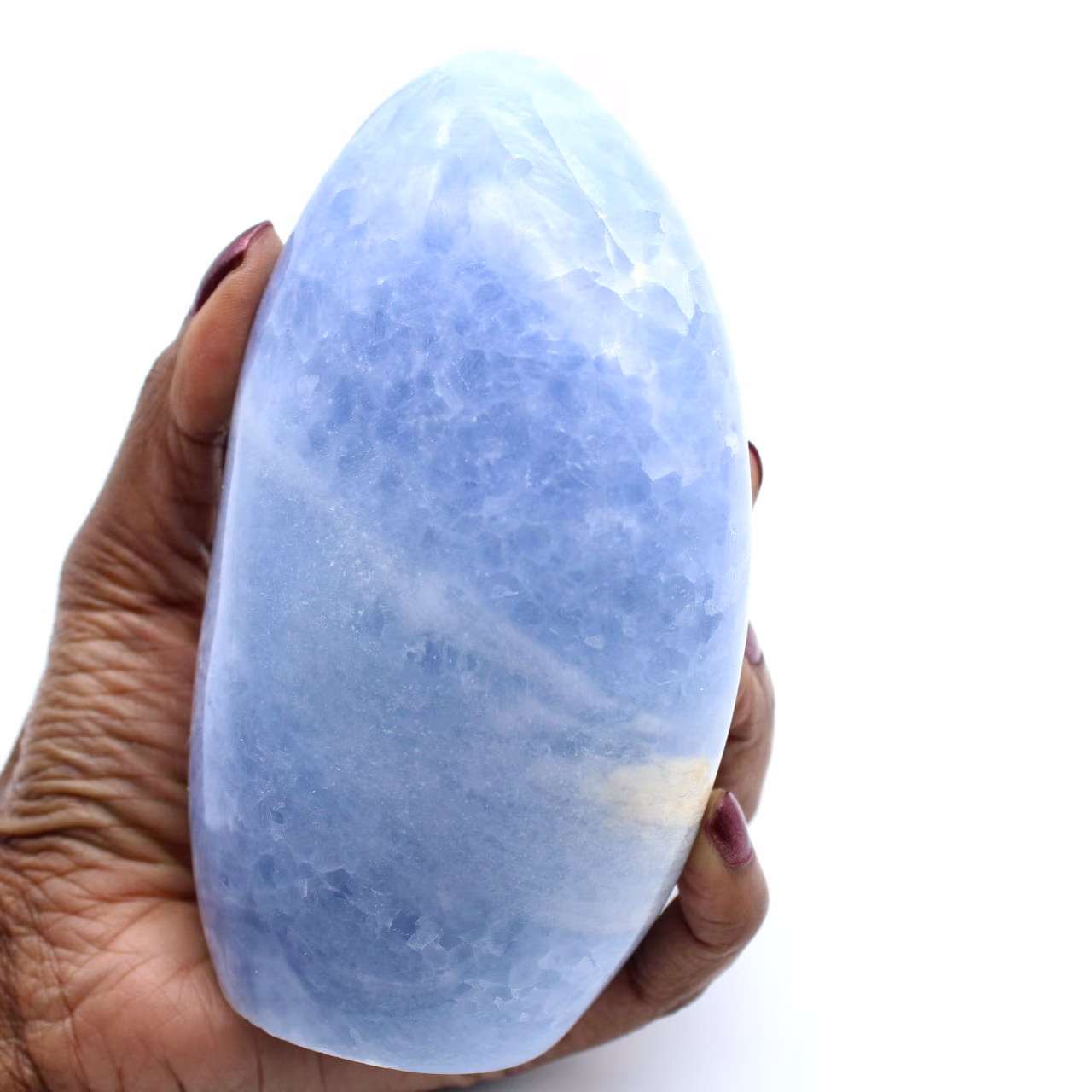 Bloc à poser en calcite bleue