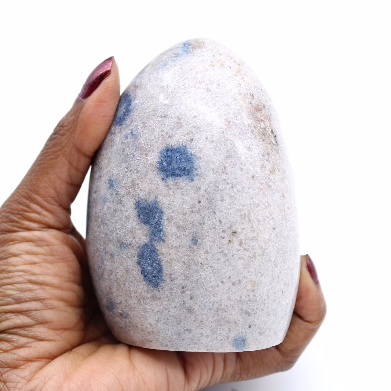 Roche en lazulite polie