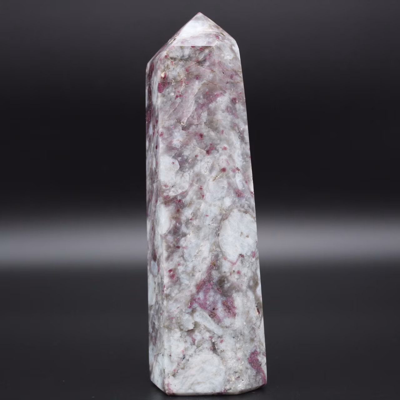 Prisme de lépidolite