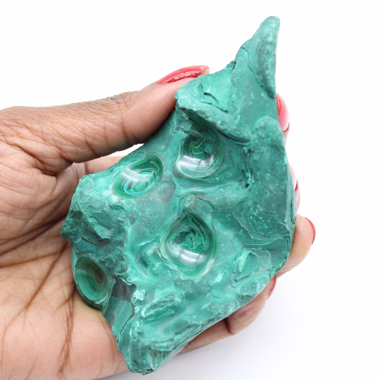Forme libre en malachite