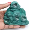 Malachite naturelle semi-polie