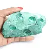 Bloc en malachite semi-poli - 0