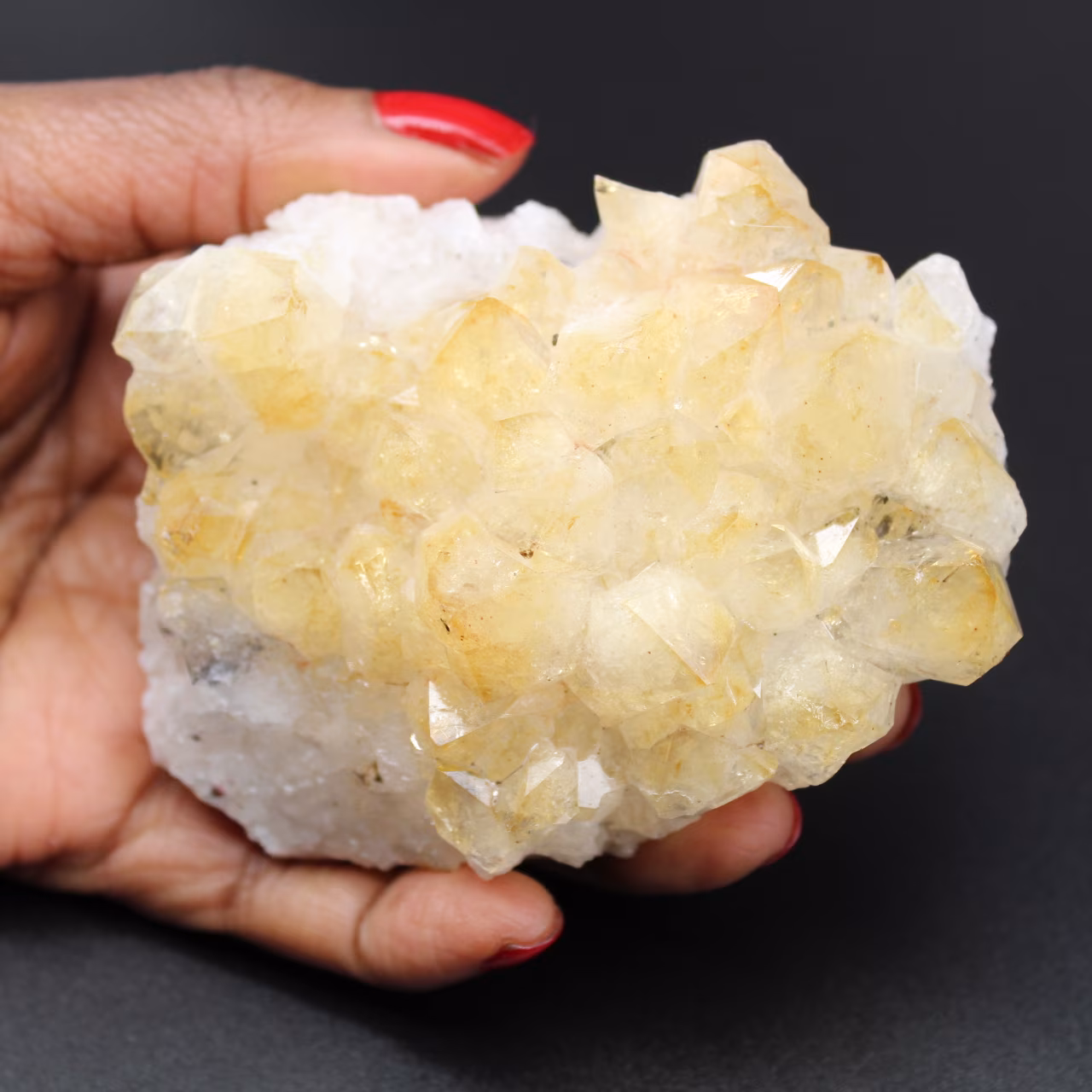 Cristaux de citrine