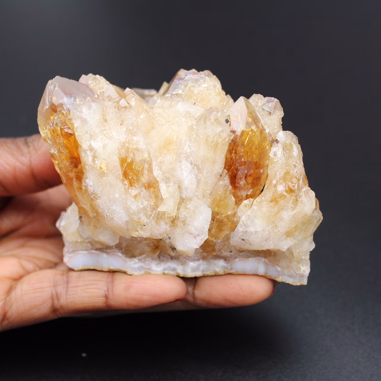 Druse de citrine