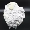 Cristaux de calcite jaune sur barytine blanche - 0