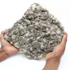 Grande plaque de quartz avec cristaux de pyrite et sphalérite (blende) - 0