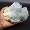 Grande cristallisation de baryte bleue - 0