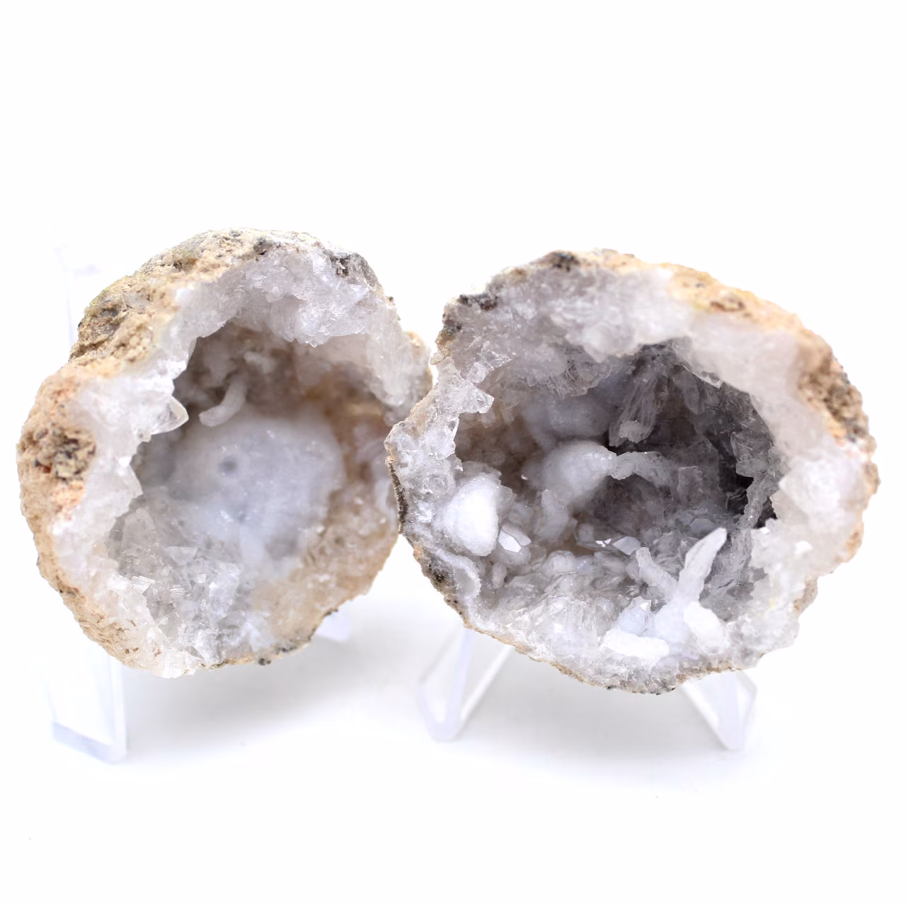 Géode agate coconut entière