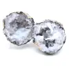 Géode agate coconut entière - 0
