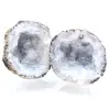 Géode agate coconut entière - 0