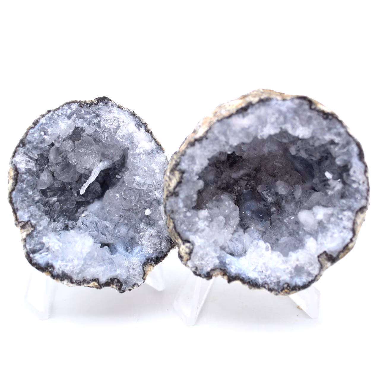 Géode agate coconut entière