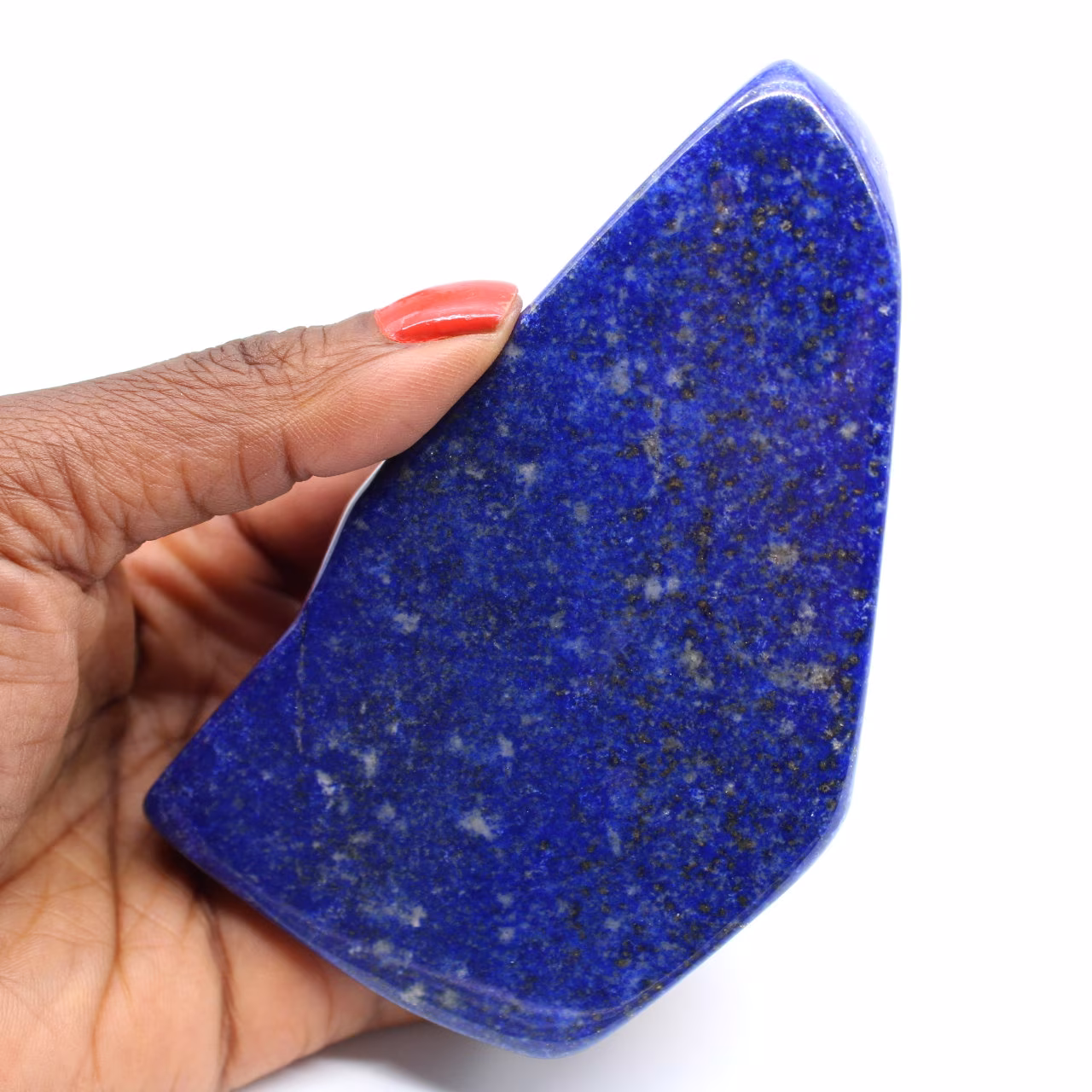 Lapis-lazuli polie pour décoration