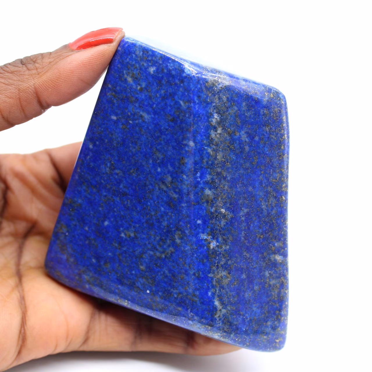 Lapis-lazuli polie pierre d’ornement
