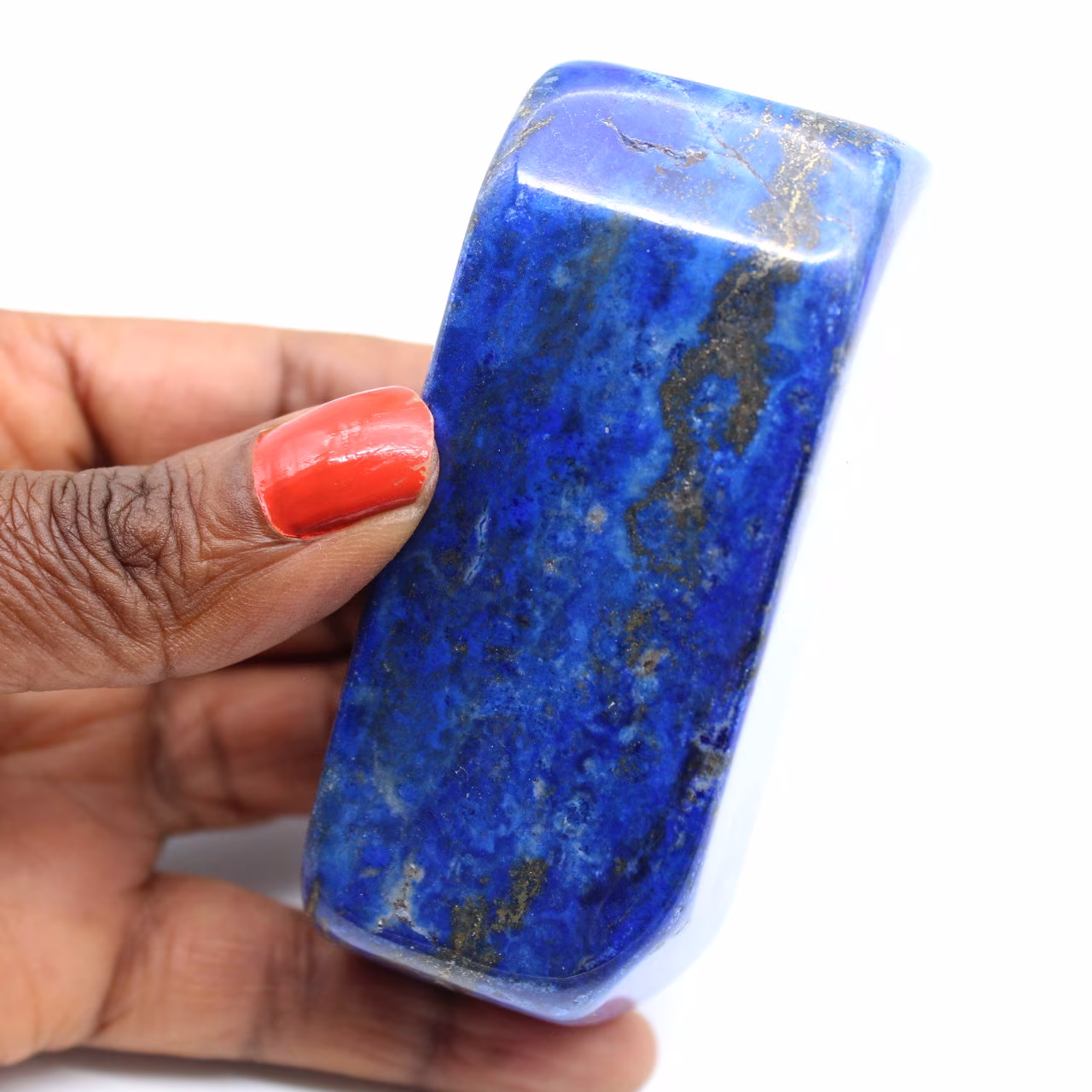 Lapis-lazuli pierre polie