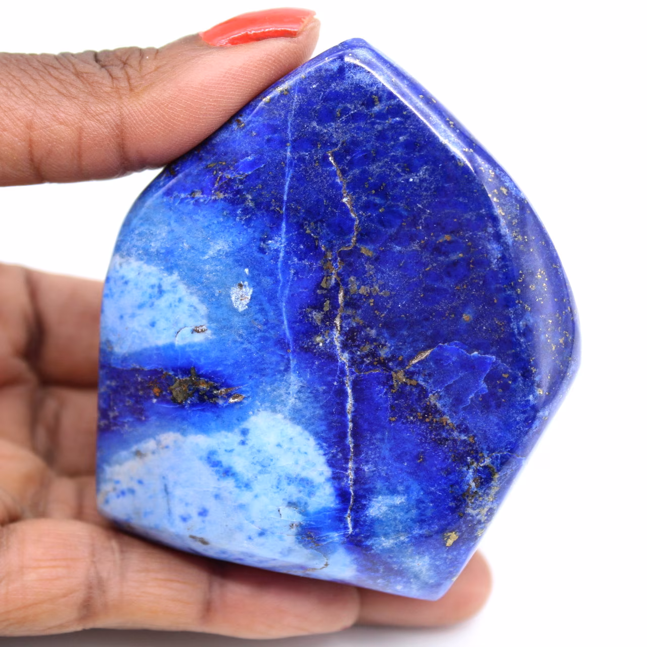 Lapis-lazuli polie pour décoration