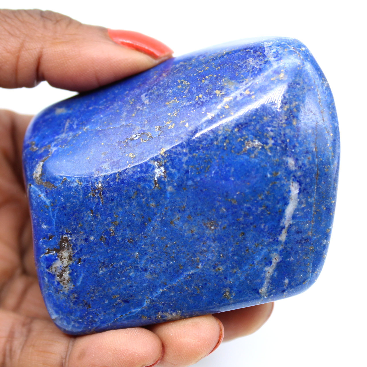 Lapis-lazuli polie pierre d’ornement