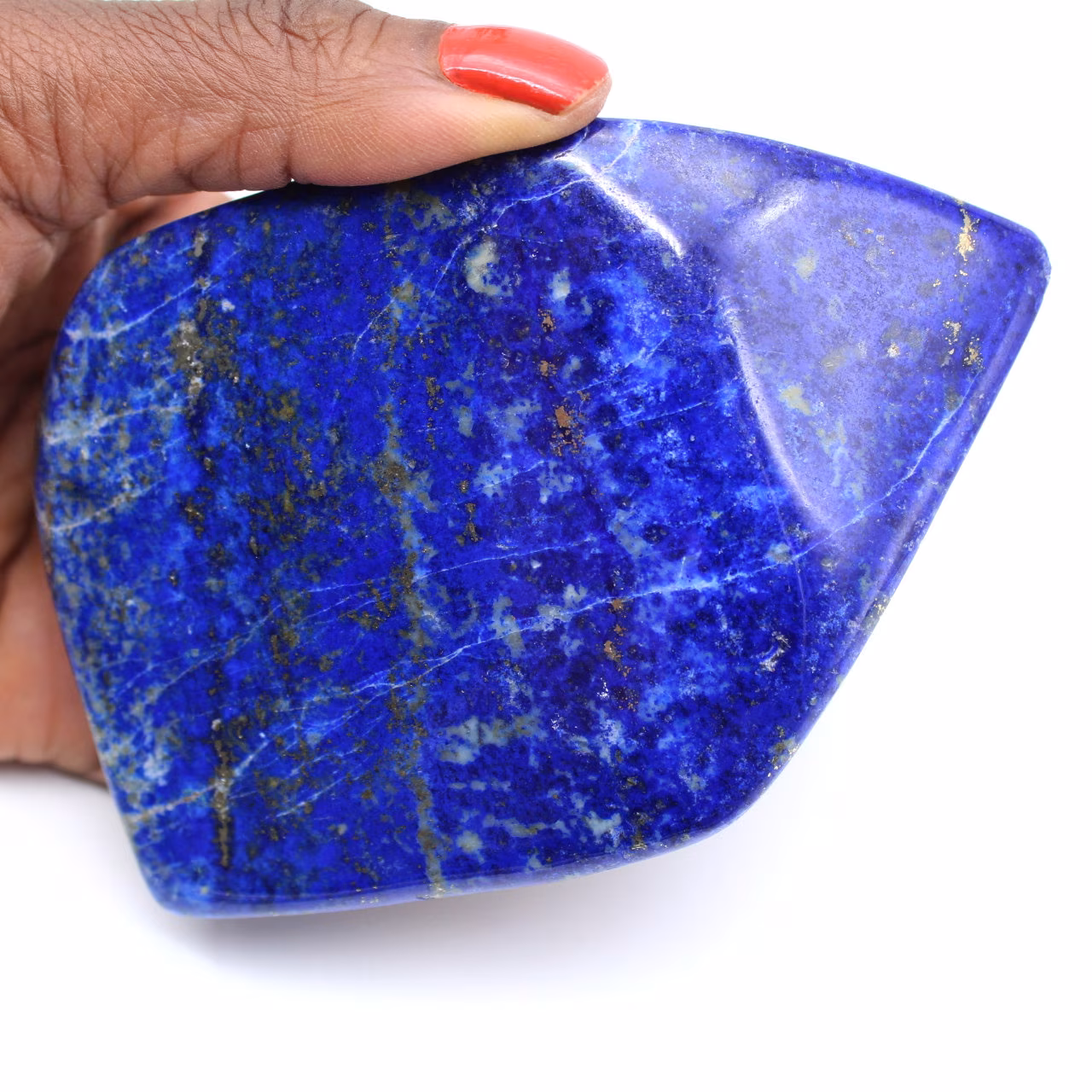 Lapis-lazuli polie pour décoration