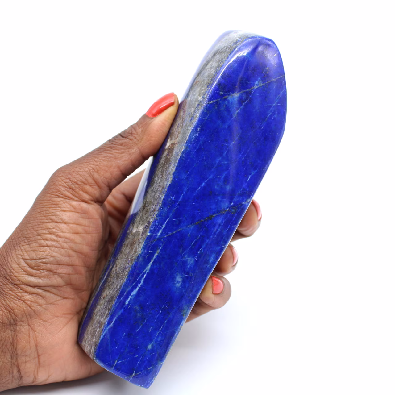 Lapis-lazuli pierre polie