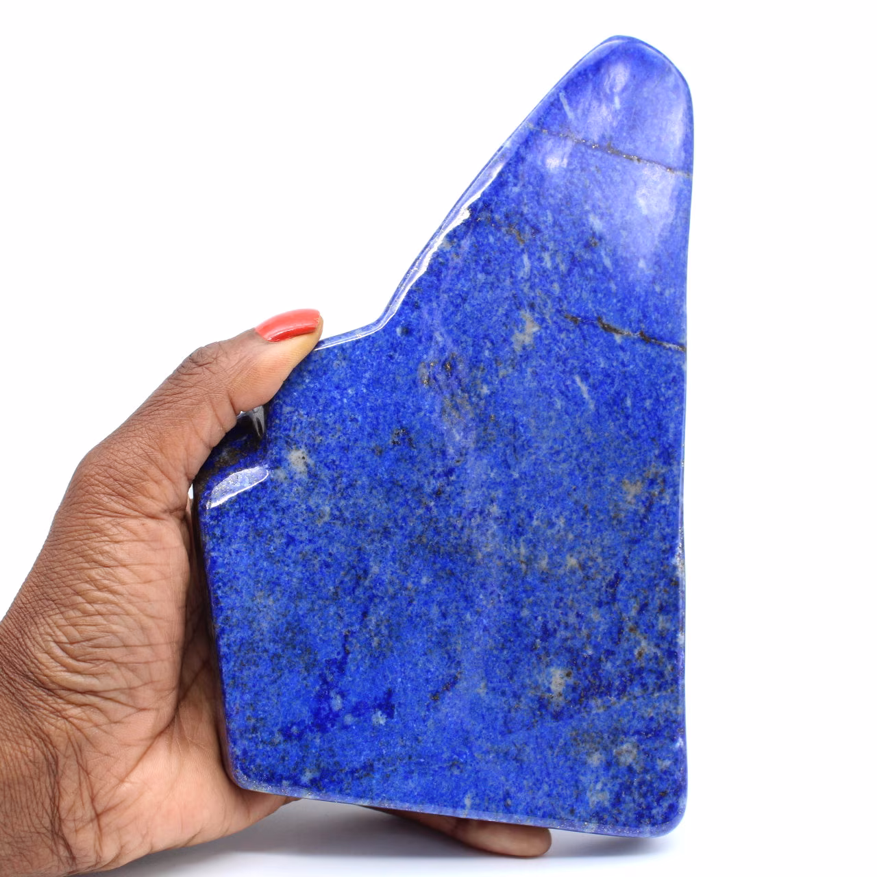 Lapis-lazuli naturelle polie