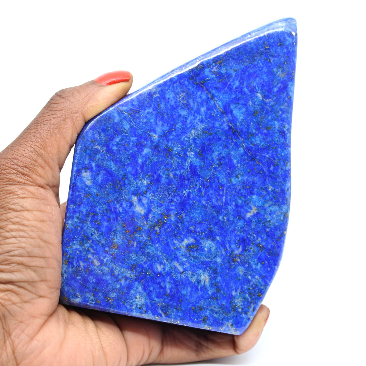 Pierre polie naturelle de Lapis-lazuli