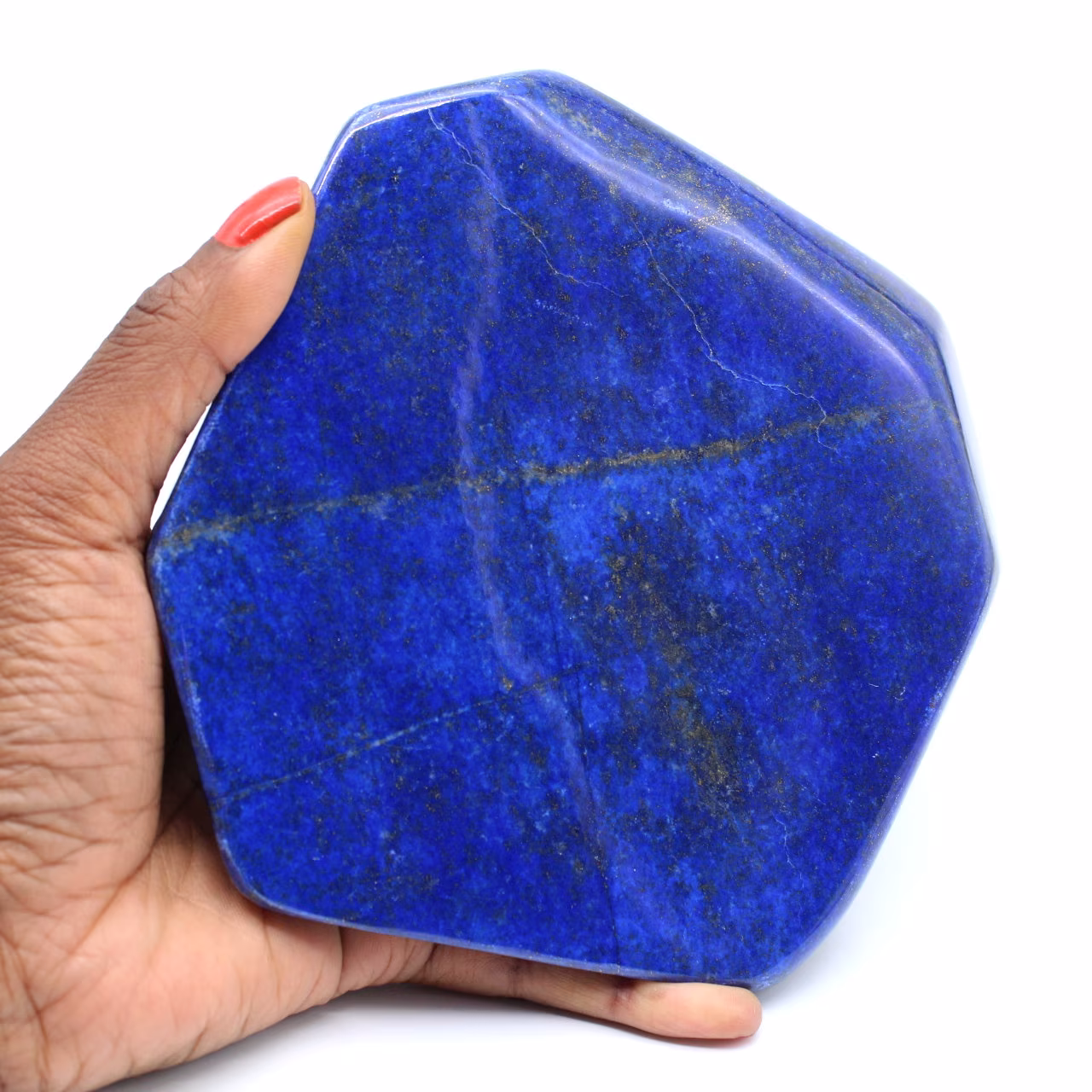 Grand bloc de Lapis-lazuli polie pour décoration