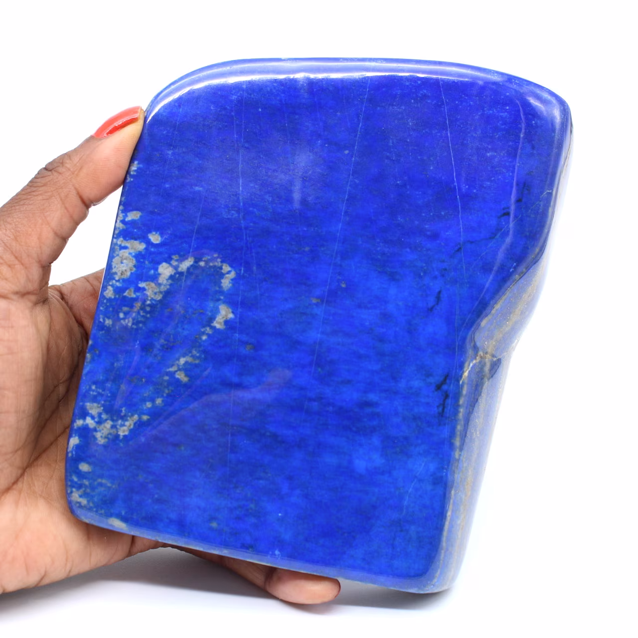 Grand bloc polie en Lapis-lazuli