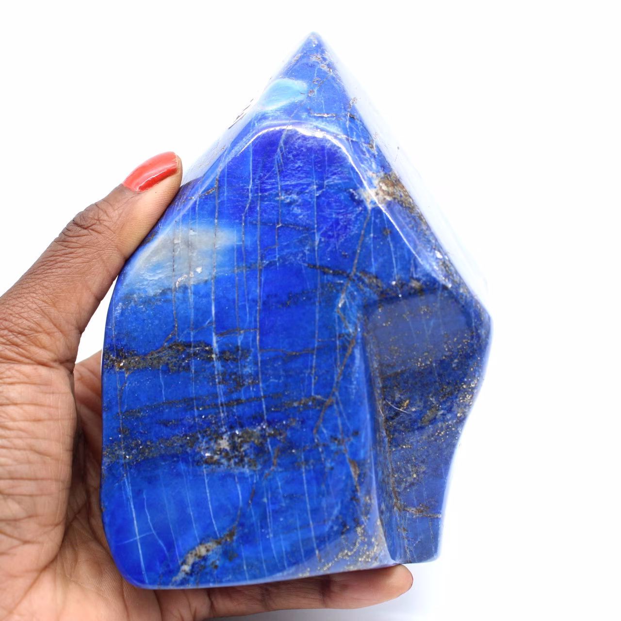 Grande pierre de Lapis-lazuli pierre polie