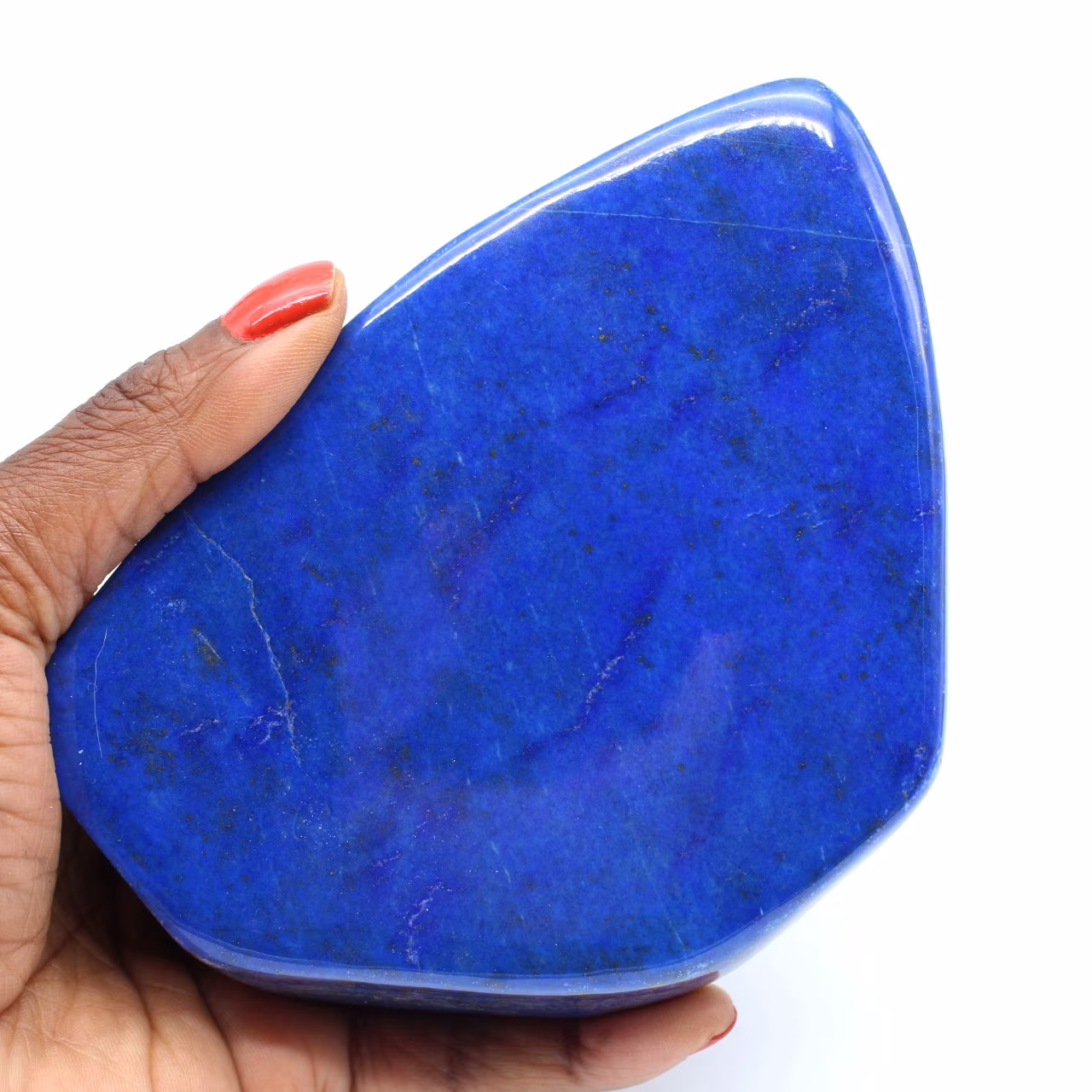 Lapis-lazuli naturelle polie