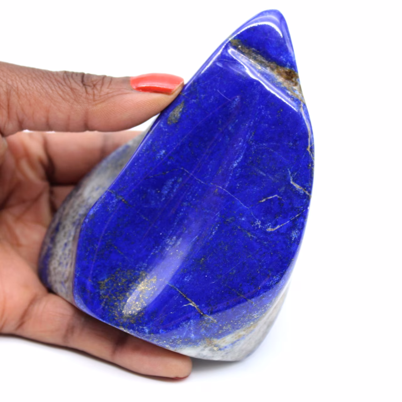 Lapis-lazuli polie pour collection