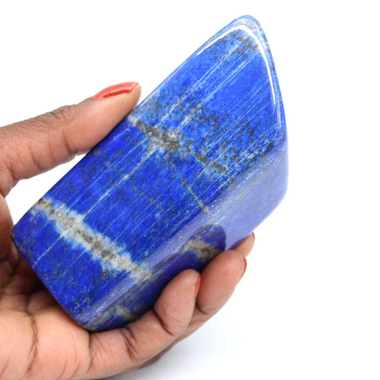 Lapis-lazuli pierre polie