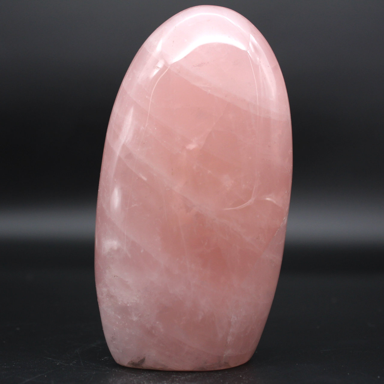Pierre en quartz rose naturelle