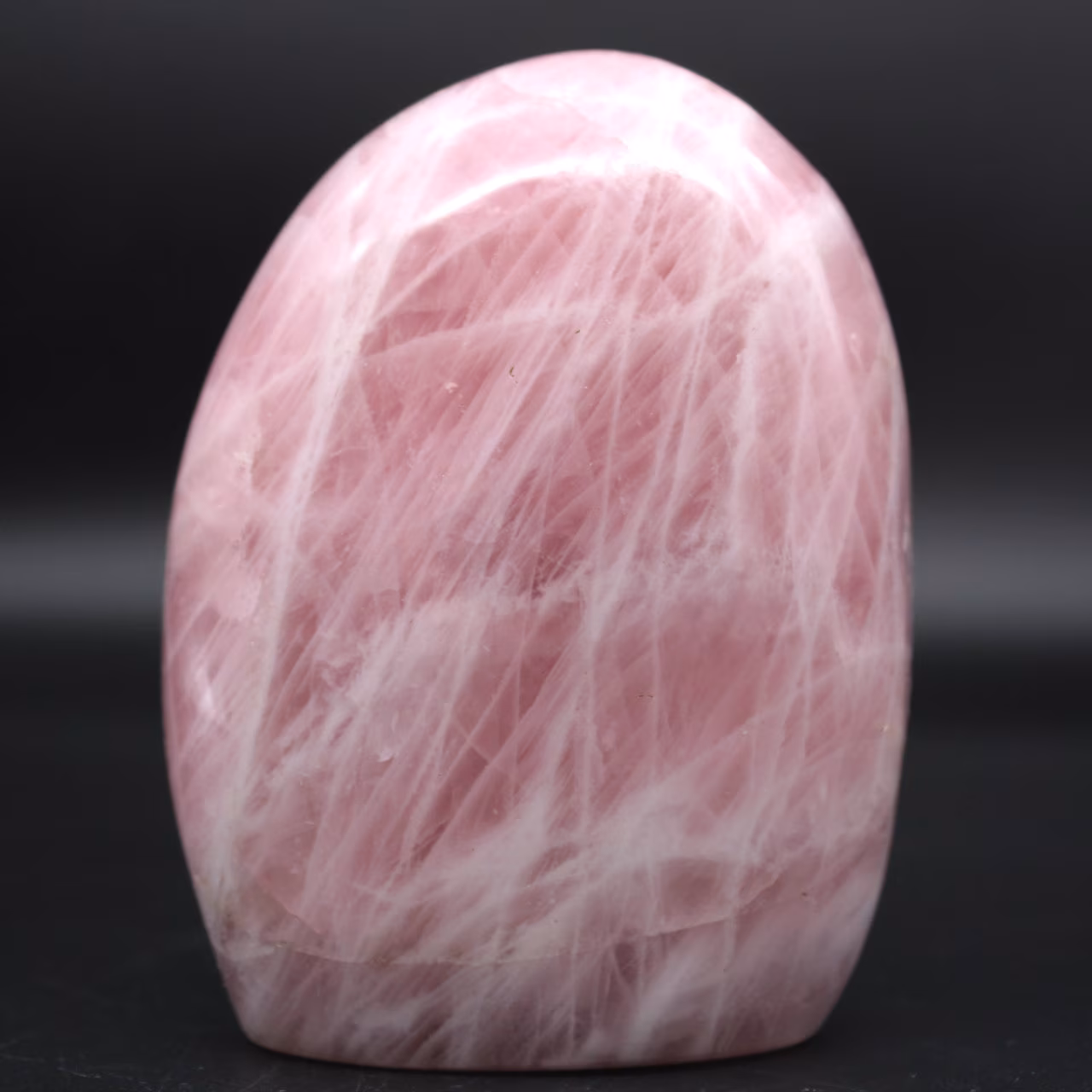 Bloc de quartz rose polie